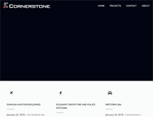 Tablet Screenshot of cornerstoneconcrete.us